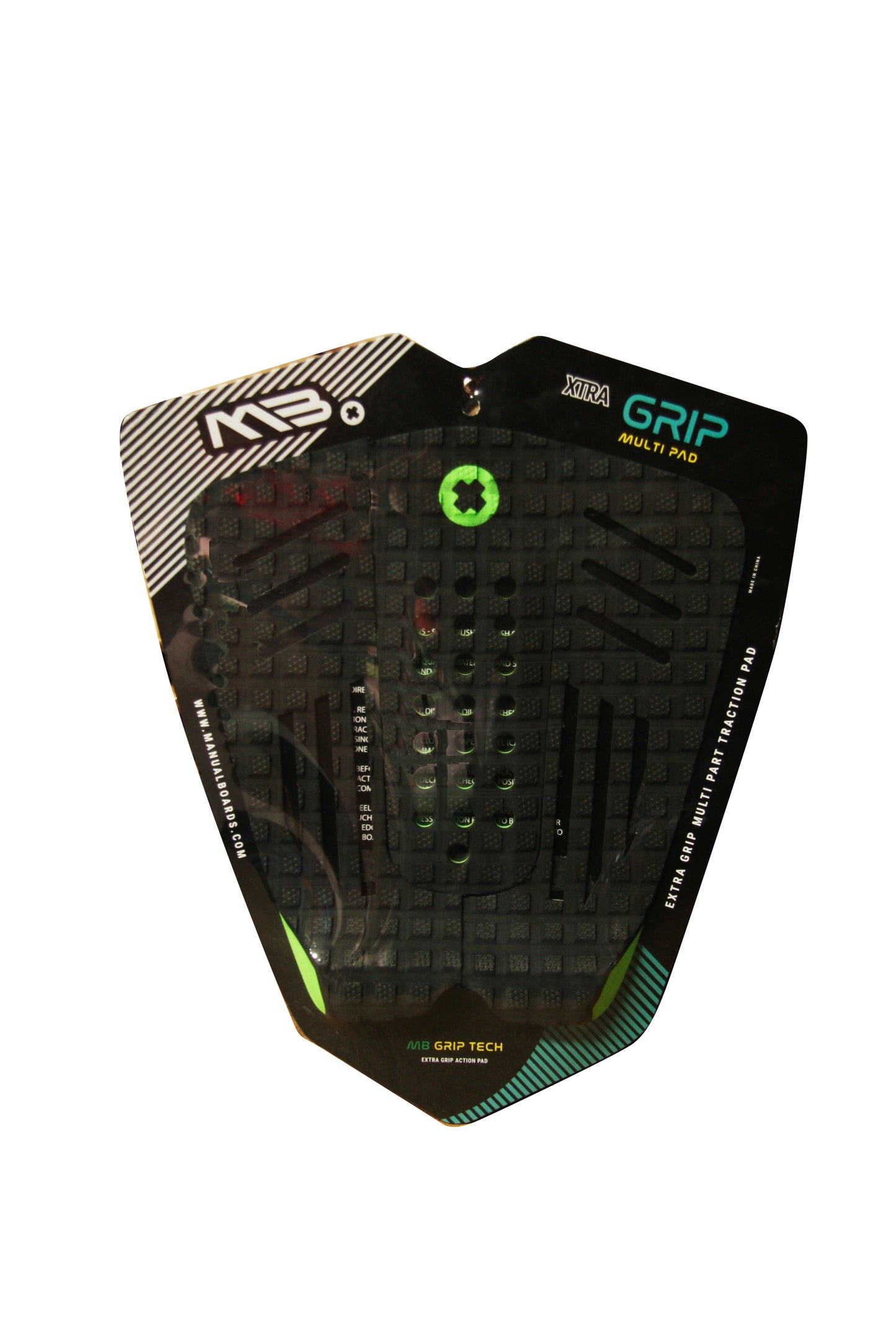 Grip Trasero MB 3 piezas Combo black/GREEN