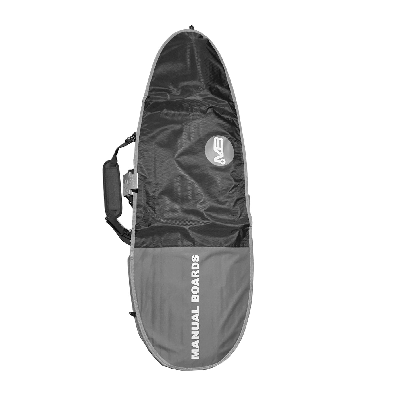 Funda Nylon Silver Retro Fish Black grey