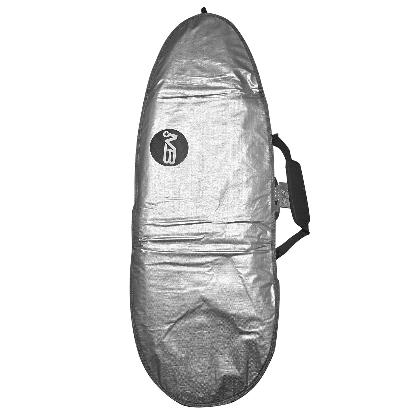 Funda Nylon Silver Retro Fish Black grey