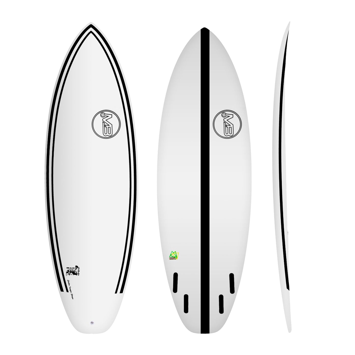 Tabla de surf MB Mad Colwini innegra/carbon epoxy