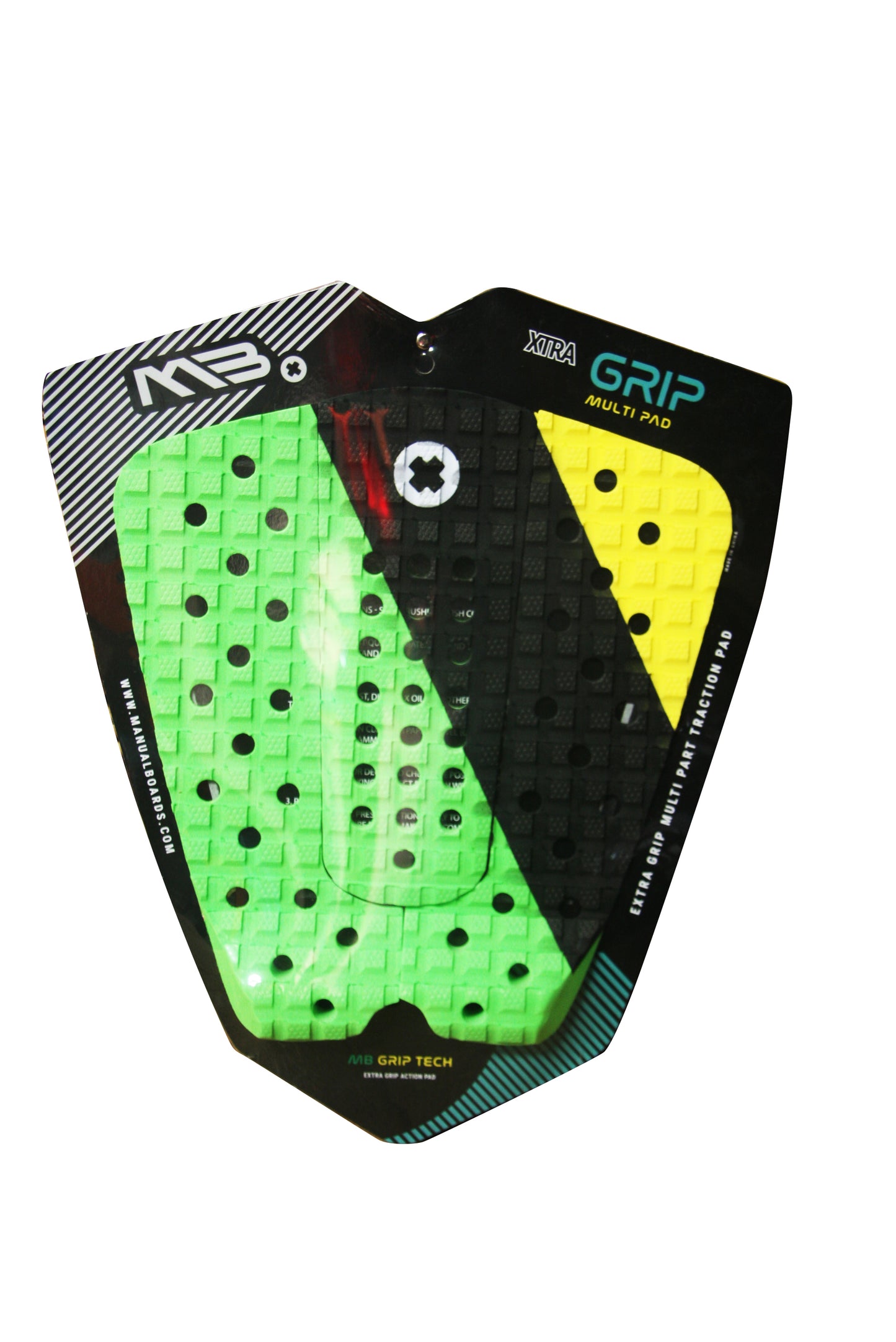 Grip Trasero MB 3 piezas tricolour GREEN
