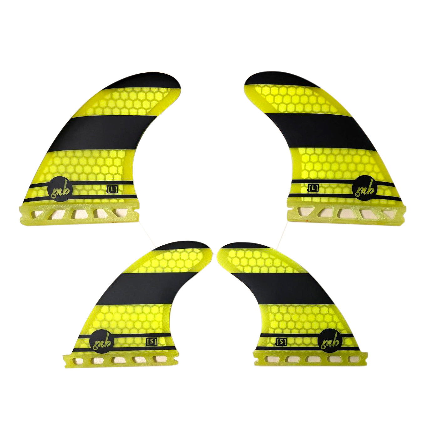 Fins QUAD MB fins Honey comb FUTURE