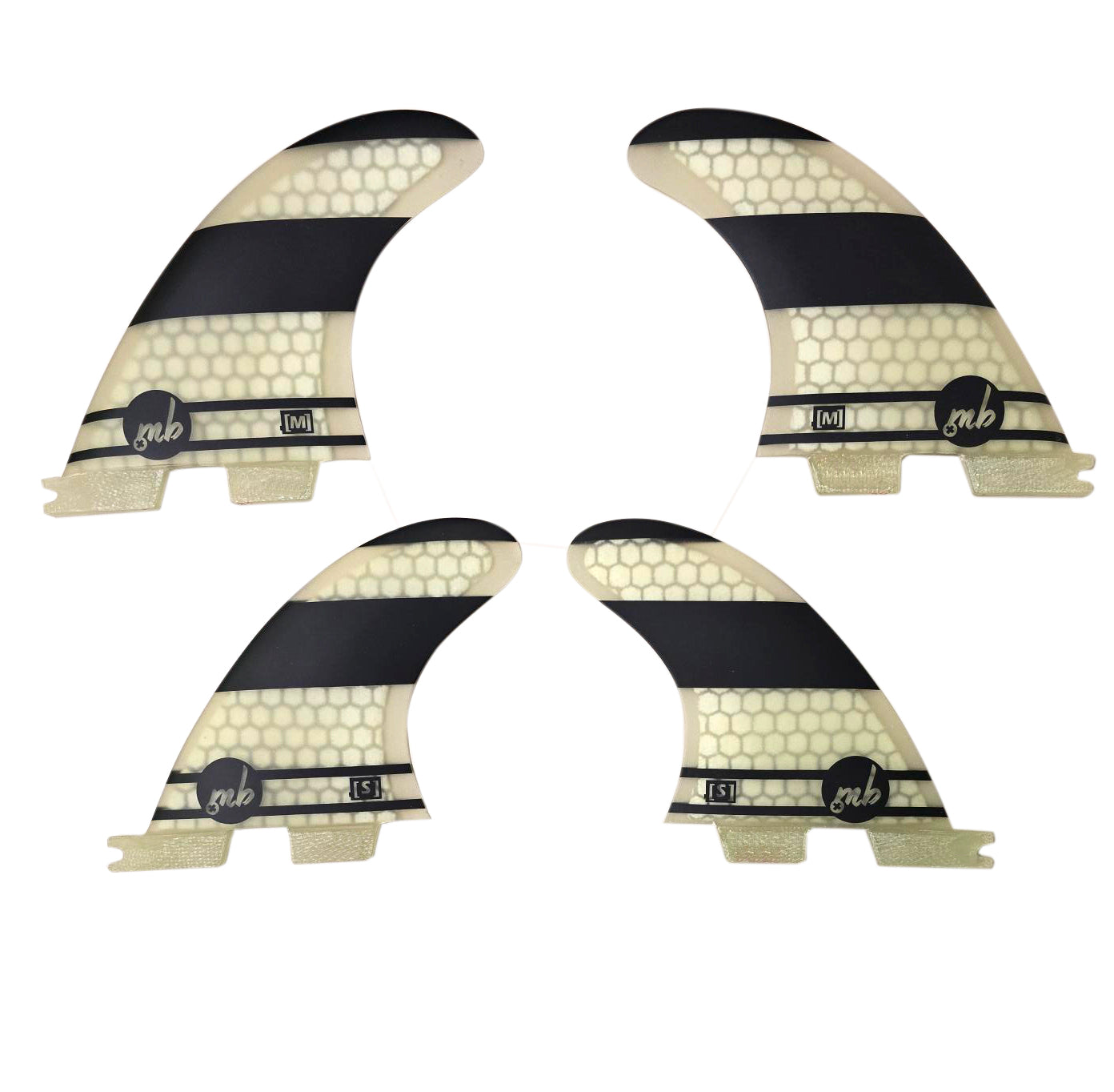 Fins QUAD MB fins Honey comb QUICK TAB