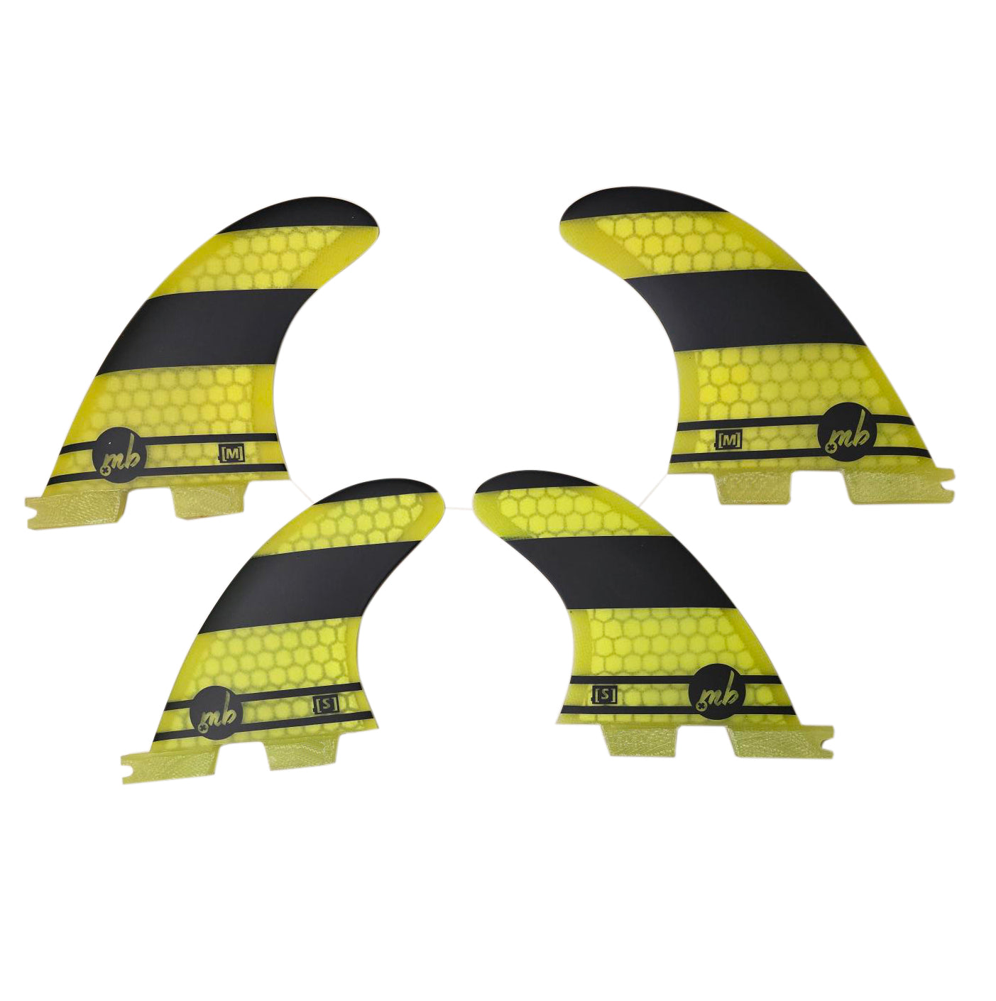 Fins QUAD MB fins Honey comb QUICK TAB