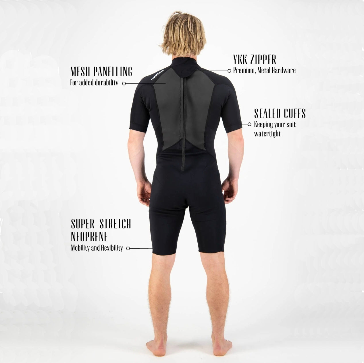 Neopreno Flatlock 2/2 hombre Coastlines