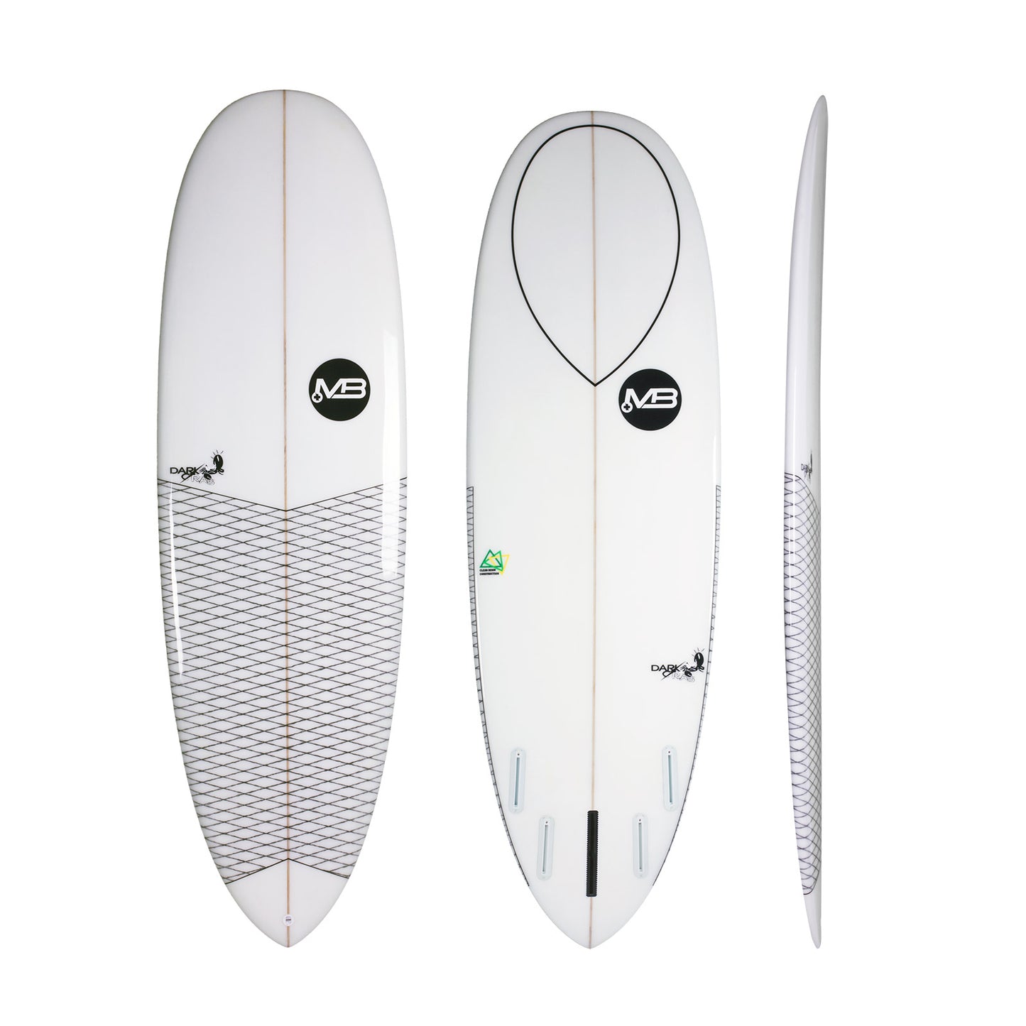 Tabla de surf MB Dark Crab