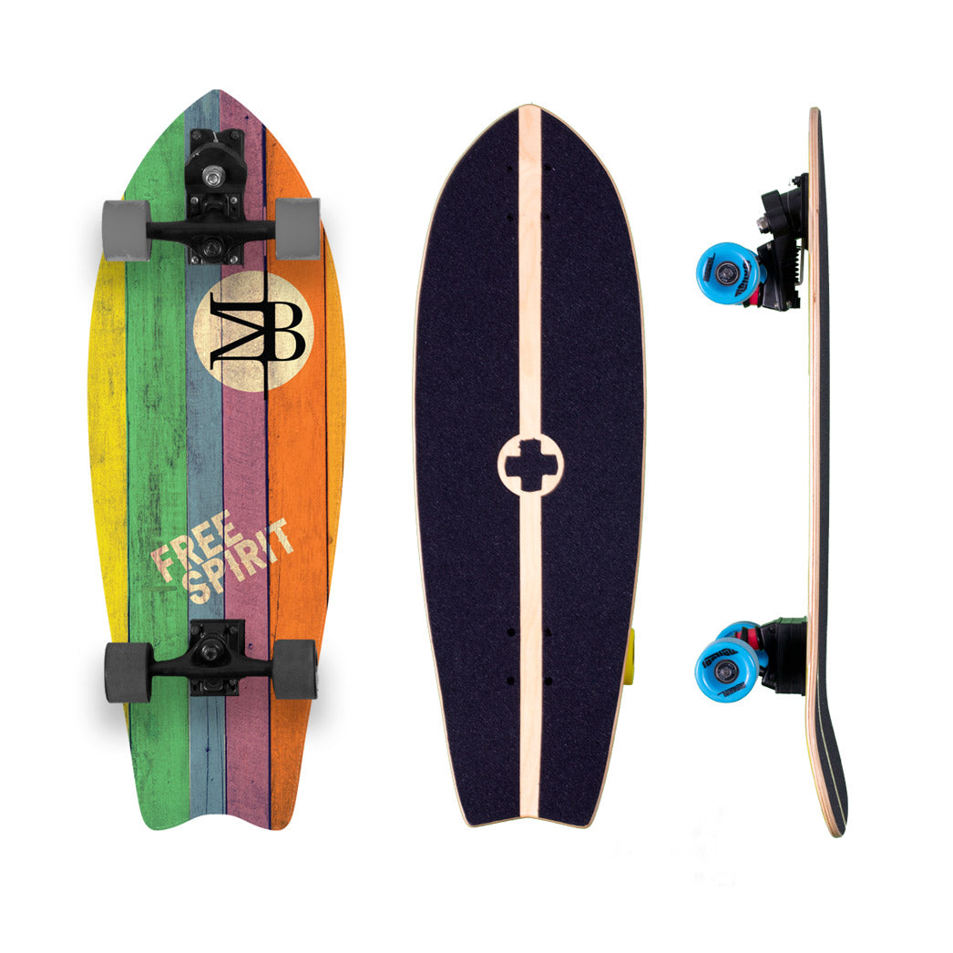 Surf Skate Manual Rasta