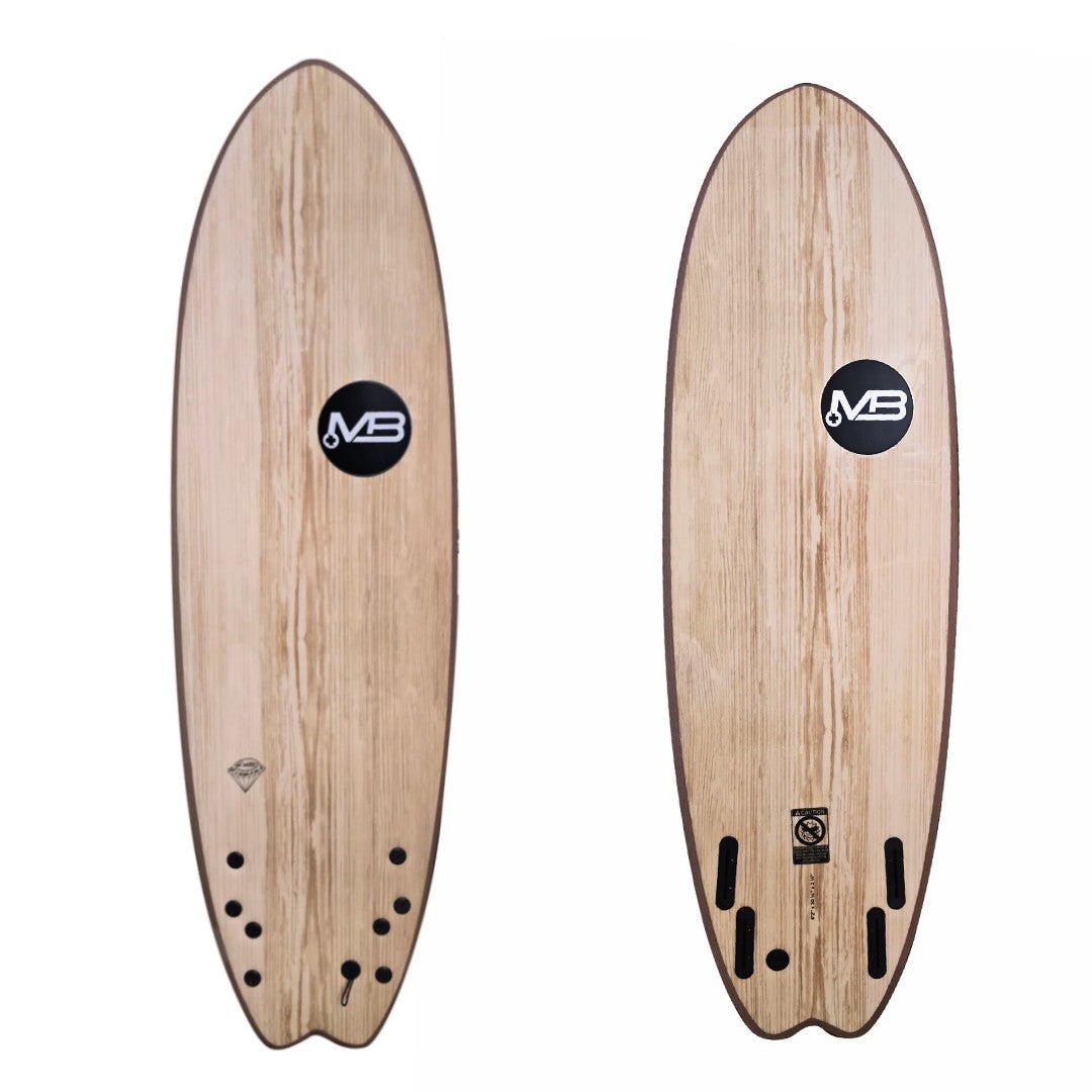 Tabla de surf Softboard MB Fish