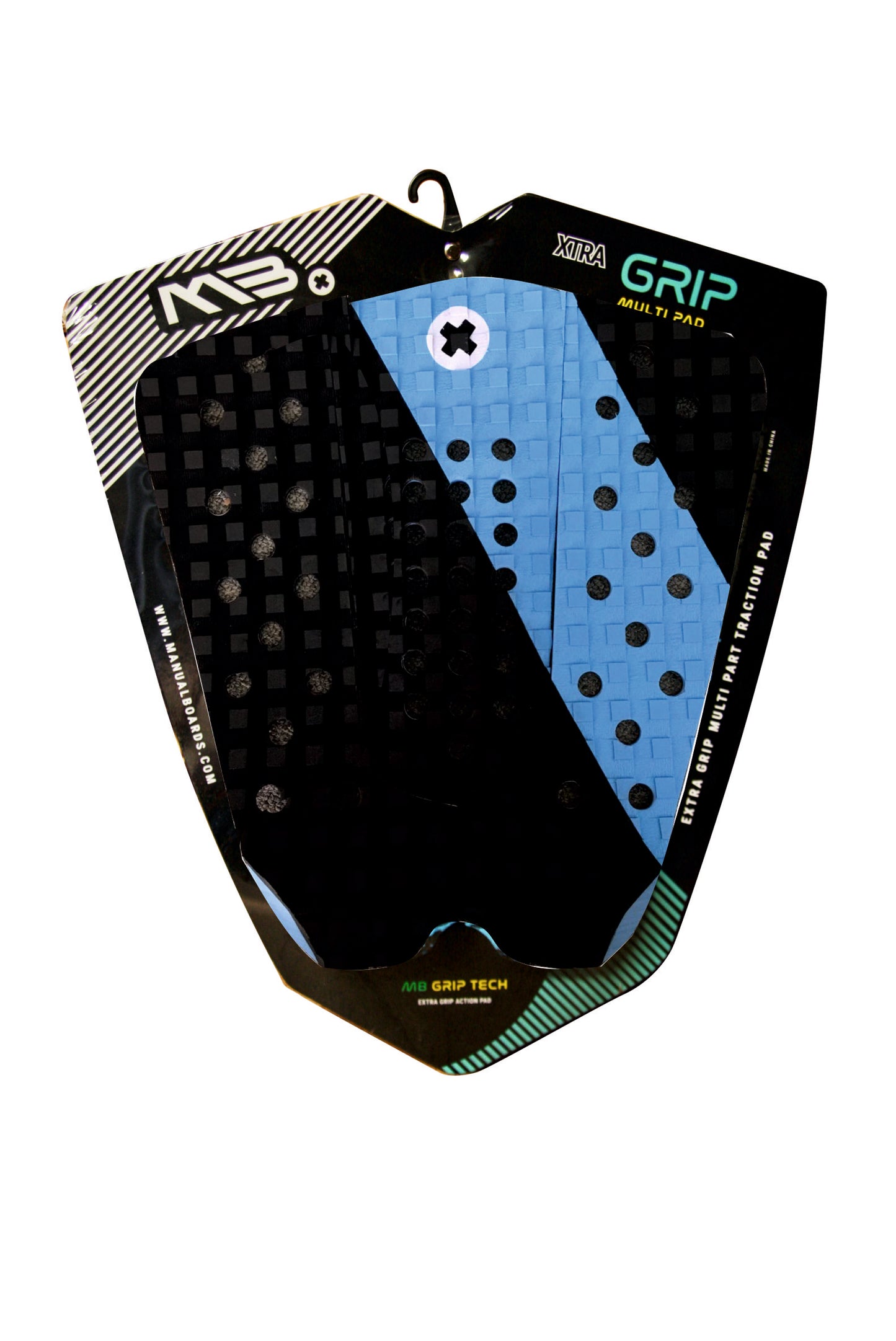 Rear Grip MB 3 pieces tricolour NAVY