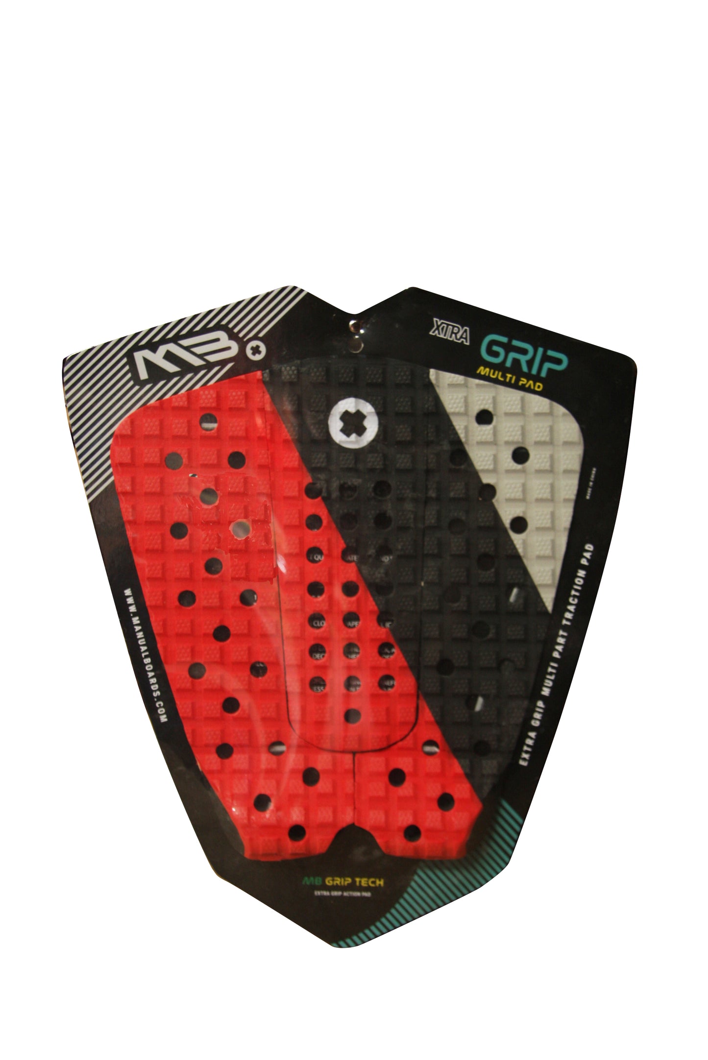 Rear Grip MB 3 pieces tricolour RED